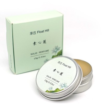 Solid Perfume compact size For Male and Female Fragrances From Organic Essential Oils Natural Ingredients Customized Label