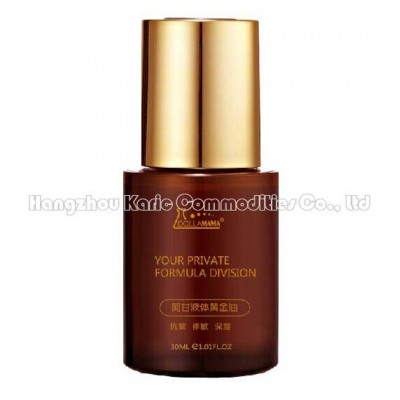 wholesale Moisturizing Antioxidant Gold Argan Oil Liquid Face Essence/Serum Herbal Plant Essence Face Tightening Cream