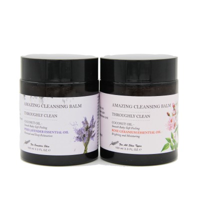 Wholesale Amazon Hot Cosmetic Products All Natural Deep Cleansing Makeup Remover Lavender Oil Cleansing Balm